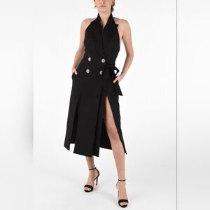 The Attico Double Breasted Shirtdress with Jewel Buttons Small